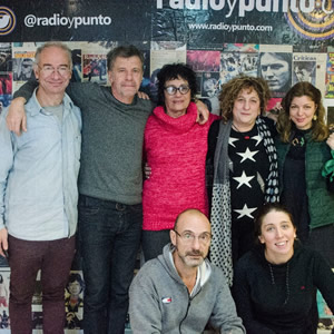 con Malena Figó y Claudio Da Passano